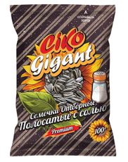 Семечки Ciko Дакота полосатые жареные с солью, 100г