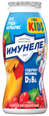 Напиток кисломолочный детский Имунеле For Kids Груша и барбарис 1.5% с 3 лет, 100г