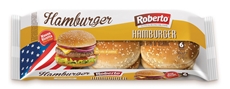 Булочки Roberto для гамбургеров с кунжутом (50г x 6шт), 300г