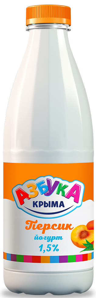 Йогурт Азбука Крыма персик, 900г