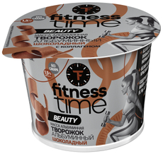 Творожок альбуминный Fitness time шоколад 1.5%, 100г