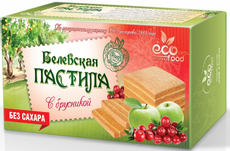 Пастила EcoFood Белевская в ассортименте без сахара, 100г