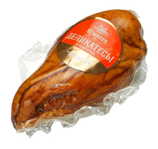 Грудка куриная Кузминки копчено-вареная, ~400г