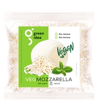 Сырный продукт Green Idea Vegmozzarella Моцарелла тертый 24%, 200г