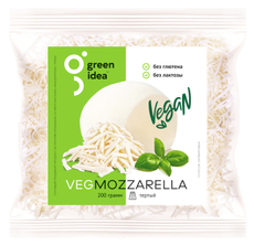 Сырный продукт Green Idea Vegmozzarella Моцарелла тертый 24%, 200г