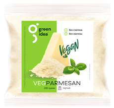 Сыр растительный Green Idea Пармезан тертый на основе крахмала 26%, 200г