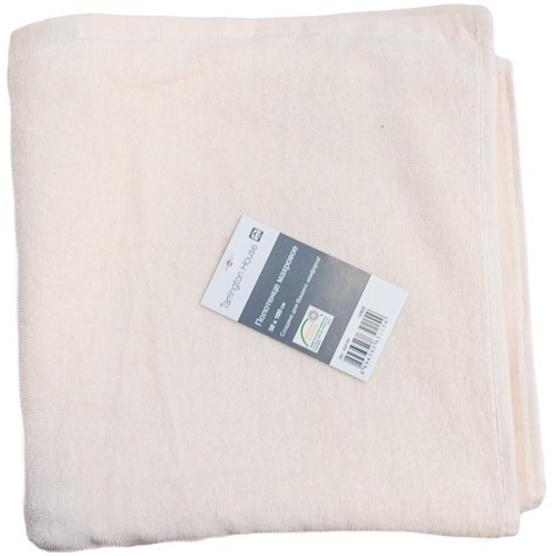 Tarrington House Полотенце Soldi велюровое бежевое, 50 х 50см