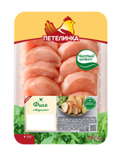 Филе цыпленка-бройлера Петелинка Медальон охлажденный, 450г