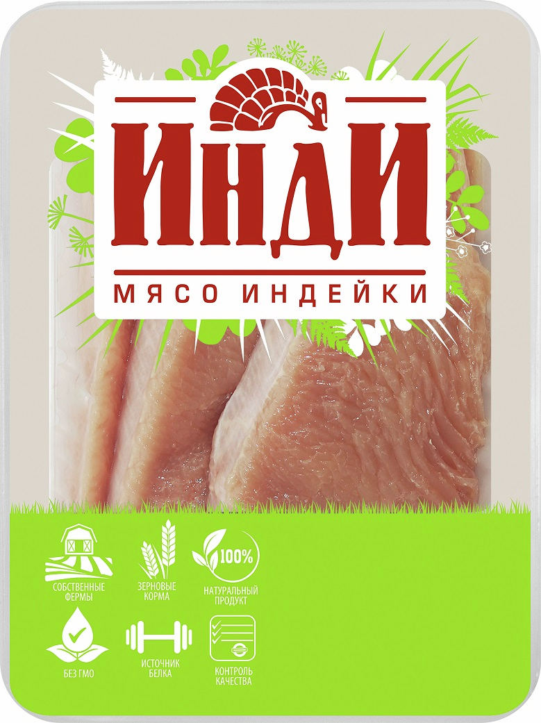 Стейк из грудки индейки Инди охлажденный, 500г