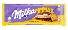 Шоколад молочный Milka с шоколадной и молочной начинками и печеньем, 300г
