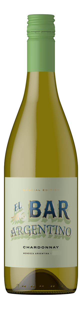 Вино El Bar Argentino Chardonnay белое сухое, 0.75л