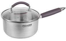 Ковш Rondell Akzent с крышкой 16см, 1.3л