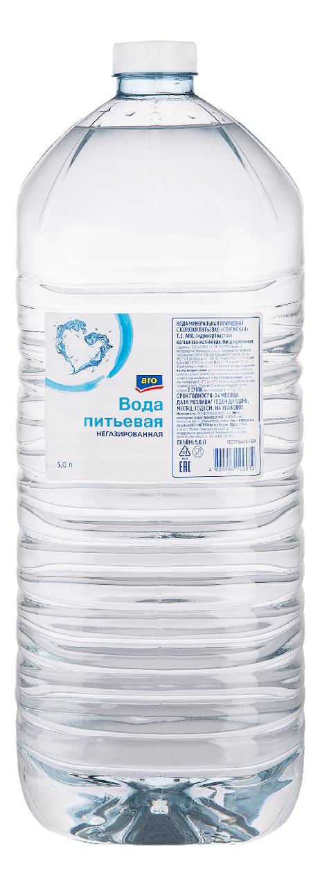 Питьевая вода ARO негазированная, 5 л