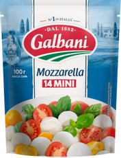 Сыр Galbani Моцарелла мини мягкий 45%, 100г