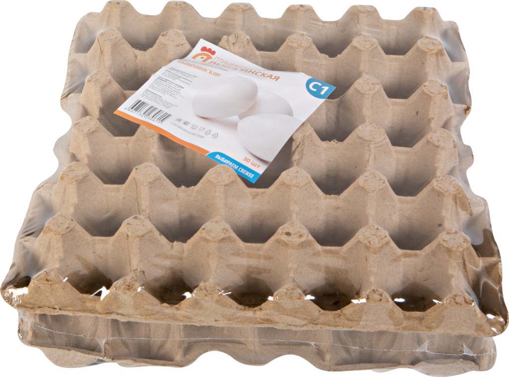 Яйцо куриное Пышминская С1, 30шт