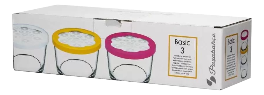 Набор банок Pasabahce Бейзик, 3шт х 220мл
