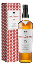 Виски шотландский Macallan Double Cask Collection 15 лет в подарочной упаковке, 0.7л