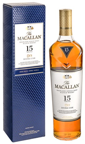 Виски шотландский Macallan Double Cask 15 лет в подарочной упаковке, 0.7л купить с доставкой на дом, цены в интернет-магазине