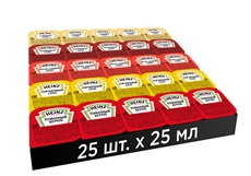 Соус Heinz микс соусов (25мл х 25шт), 625г