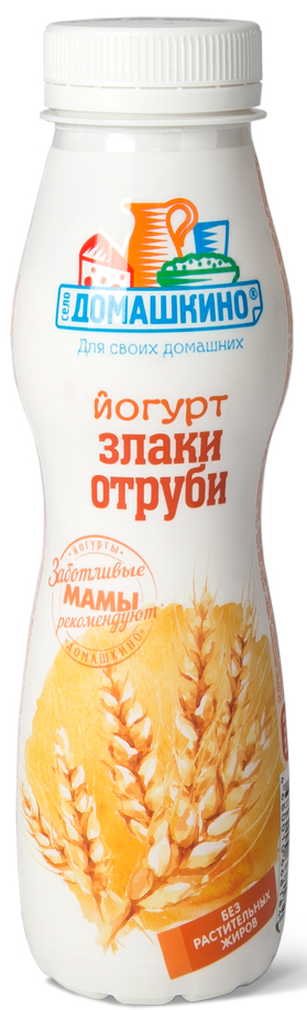 Йогурт Село Домашкино злаки 2%, 270г