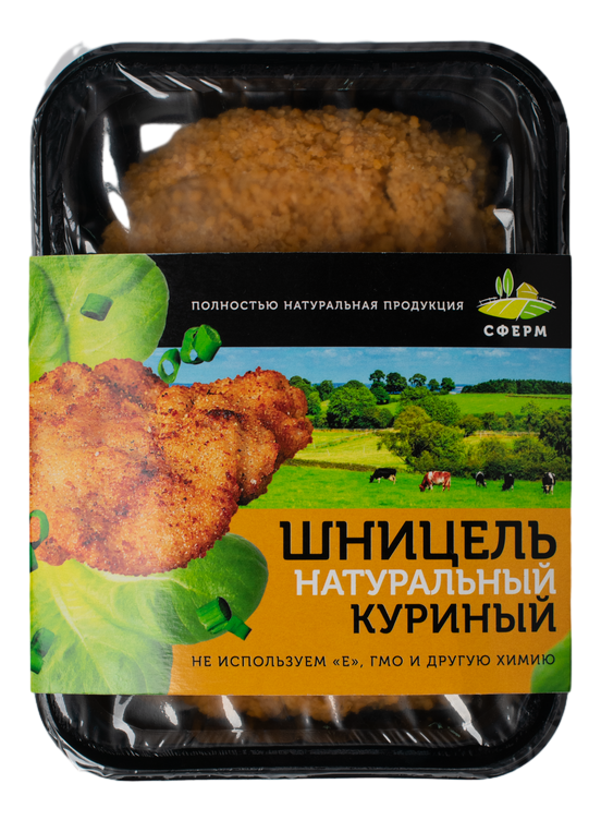 Шницель Прямо с фермы куриный натуральный охлажденный, 400г