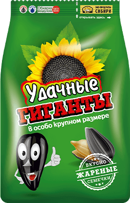 Семечки УДАЧНЫЕ гиганты жареные, 250 г купить с доставкой на дом, цены ...