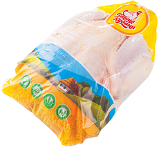 Тушка цыпленка-бройлера Птица Кубани 2 сорта охлажденная, ~1кг