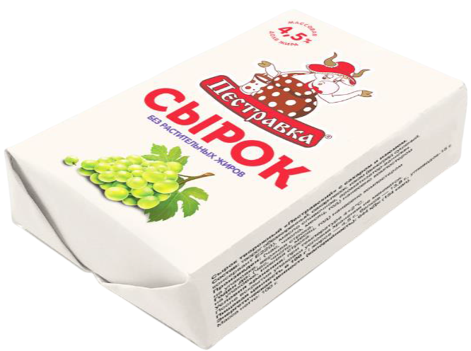 Сырок творожный Пестравка изюм 4.5%, 100г купить с доставкой на дом ...