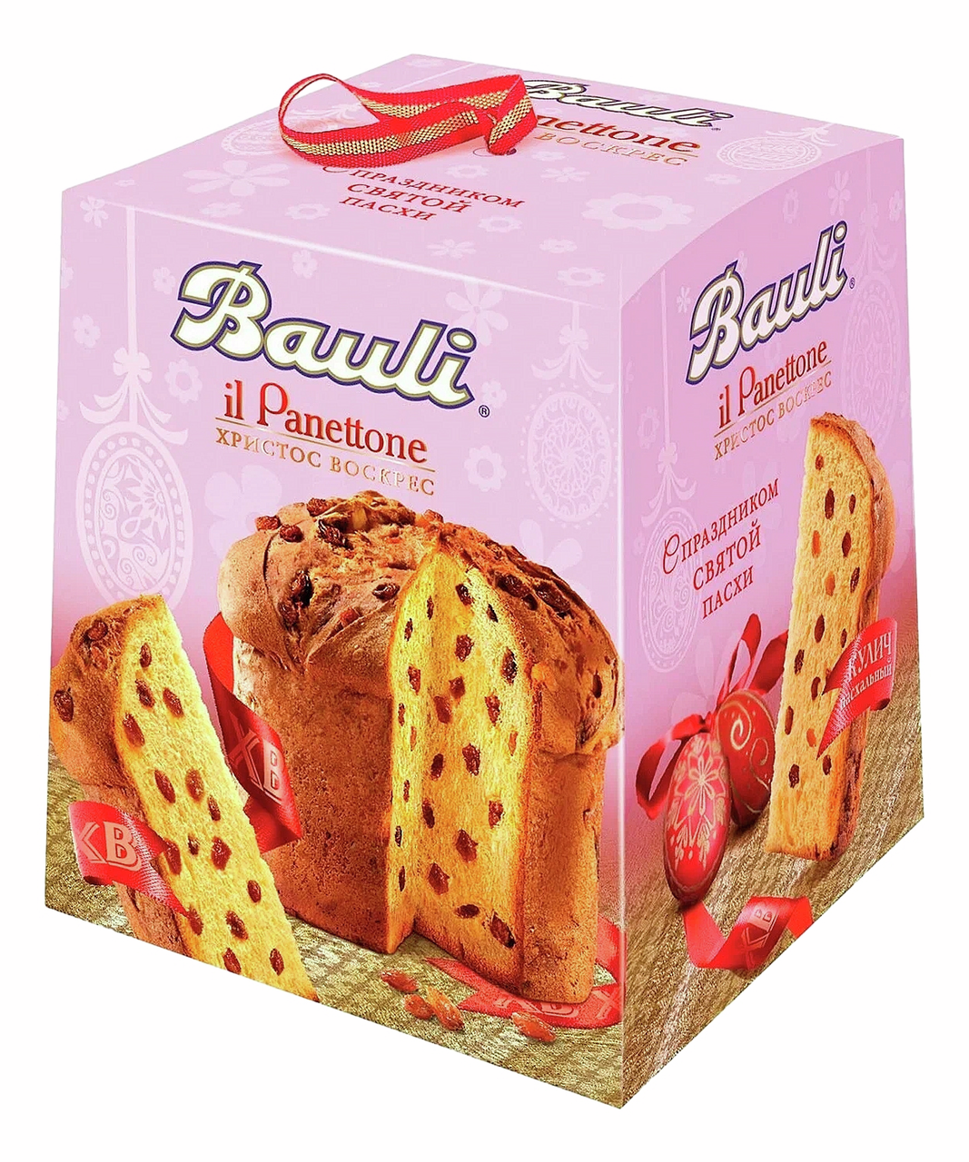 Кулич Bauli Panettone Пасхальный с изюмом, 500г