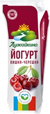 Йогурт Лужайкино фруктовый вишня и черешня, 450г