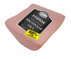 Колбаса Ближние горки Докторская вареная ГОСТ, 450г