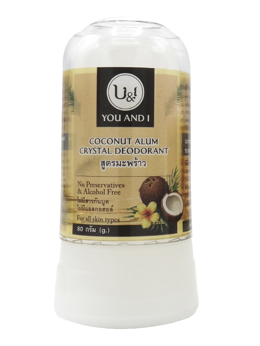 Дезодорант-кристалл U&I Coconut Alum, 80г