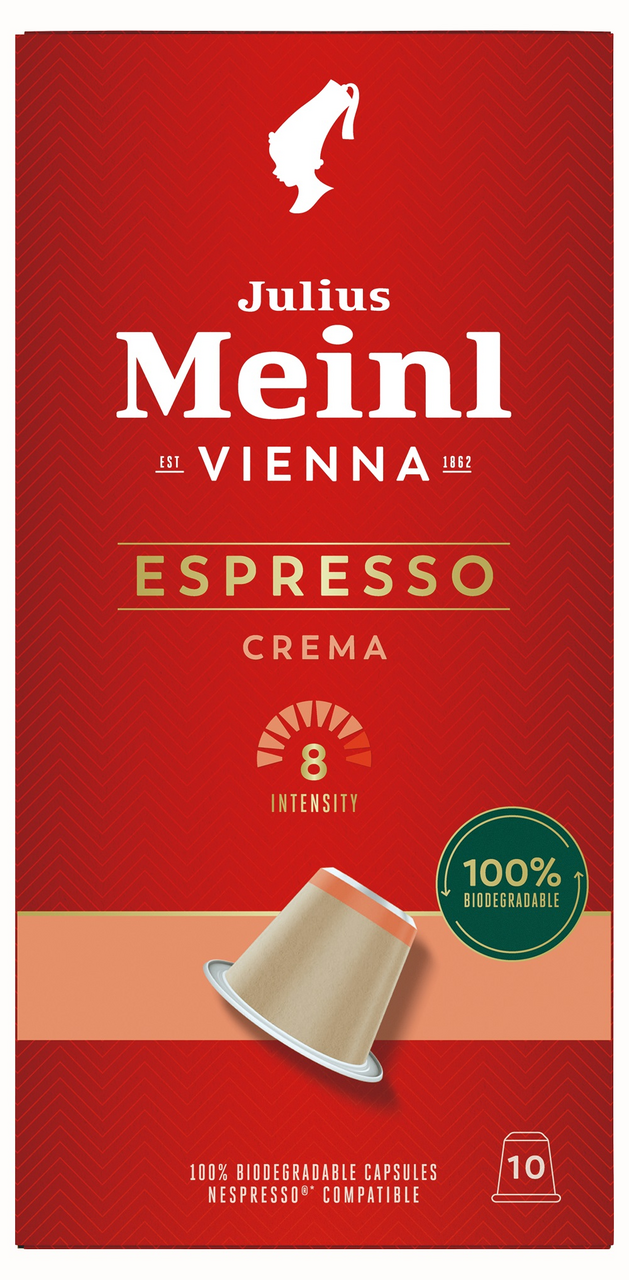 Изображение товара Кофе Julius Meinl Espresso Crema Bio в капсулах для Nespresso 10шт