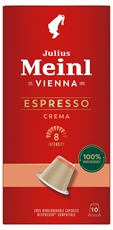 Кофе в капсулах Julius Meinl Espresso Crema Bio для кофемашин Nespresso 10шт, 56г