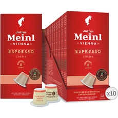 Кофе в капсулах Julius Meinl Espresso Crema Bio для кофемашин Nespresso 10шт, 56г x 10 шт