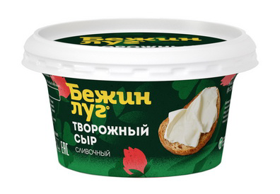 Сыр творожный Бежин луг сливочный, 150г купить с доставкой на дом, цены ...