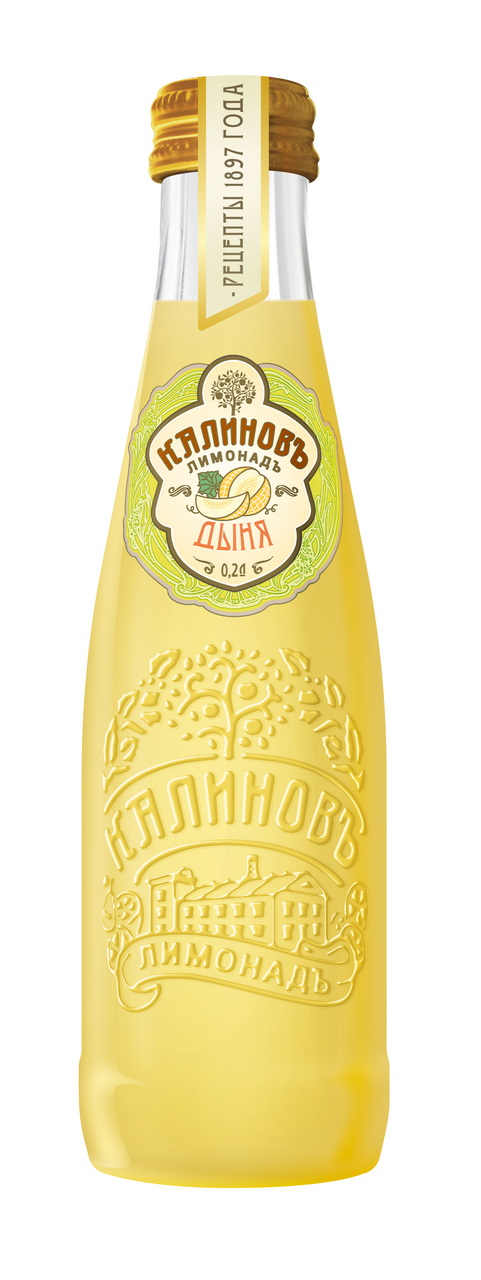 Напиток Калиновъ Лимонадъ Дыня, 200мл