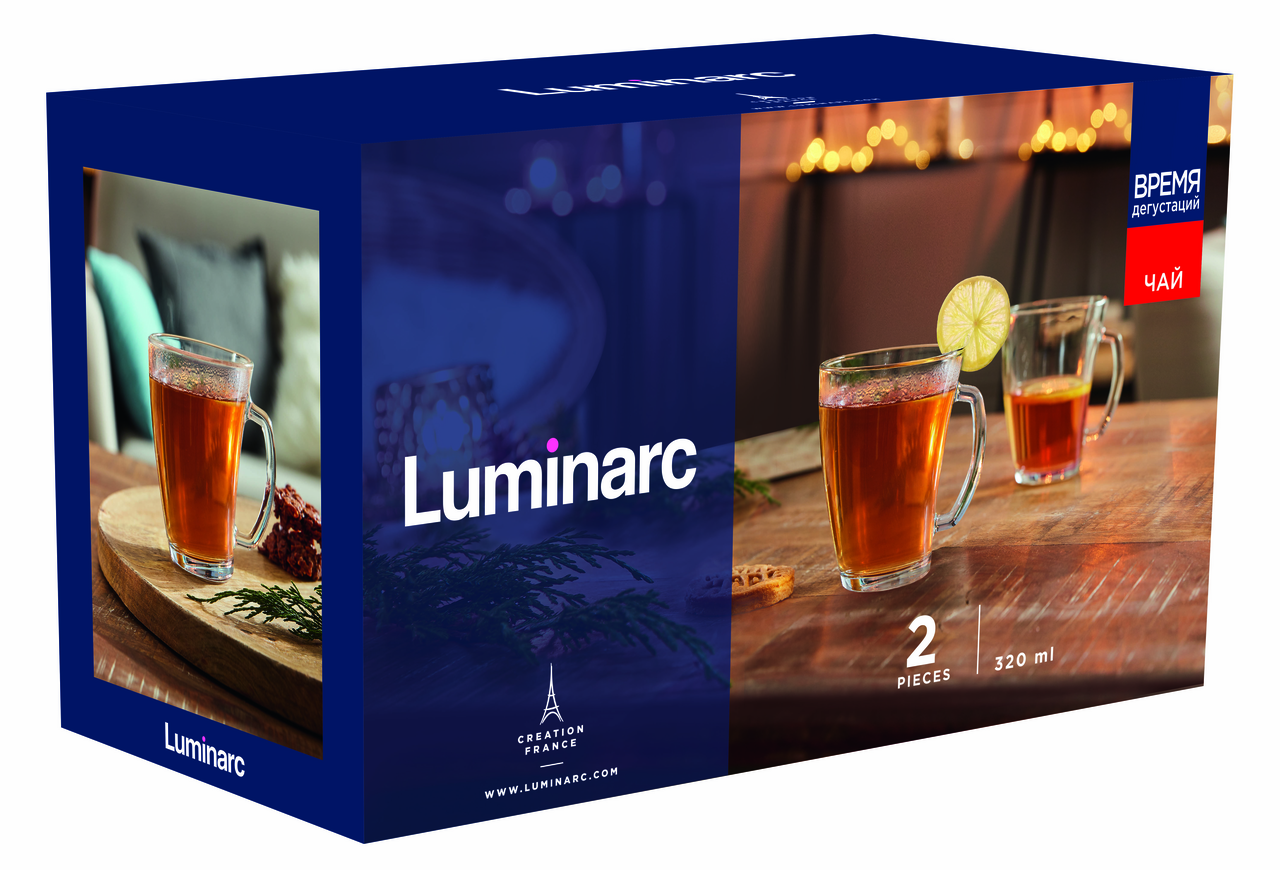 Набор кружек Luminarc Tasting для чая, 320мл х 2шт