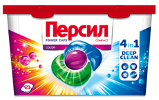 Капсулы для стирки Персил Power Caps Color, 21шт