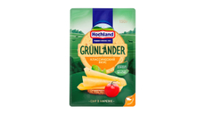 Сыр Hochland Грюнландер полутвердый нарезка 50%, 150г