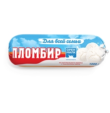 Мороженое Оренмилк Пломбир 12%, 1кг