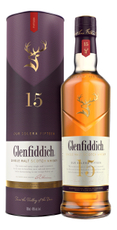 Виски шотландский Glenfiddich 15 лет в подарочной упаковке, 0.7л