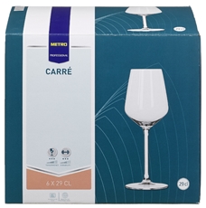 METRO PROFESSIONAL Набор бокалов для белого вина Carree, 290мл х 6шт