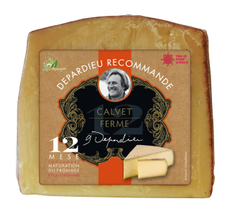 Сыр Depardieu Recommande Calvet Ferme твердый 50%, 250г