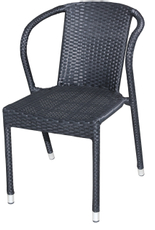 METRO PROFESSIONAL Кресло искусственный ротанг закругленное