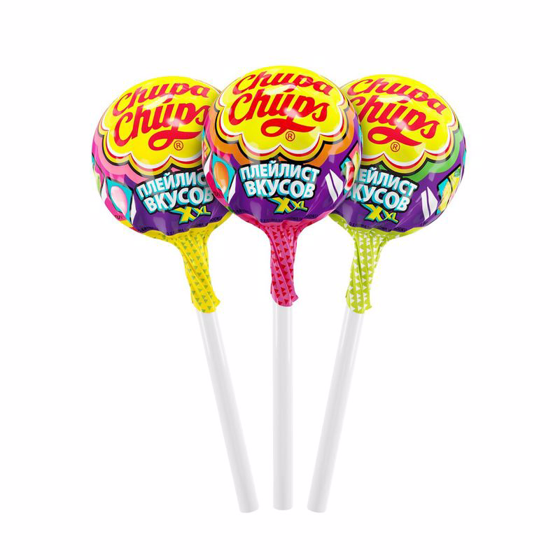 Карамель Chupa Chups XXL Playlist, 29г x 60 шт
