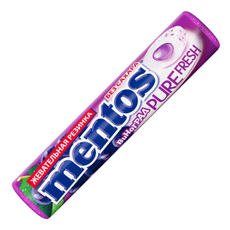 Жевательная резинка Mentos Pure Fresh вкус Виноград, 16г