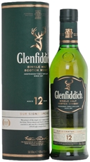 Виски шотландский Glenfiddich 12 лет в подарочной упаковке, 0.5л