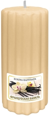 Свеча-столбик Kukina Raffinata Арома микс рельеф, 5 х 10см