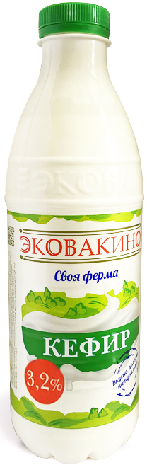 Кефир Эковакино 3.2%, 930г